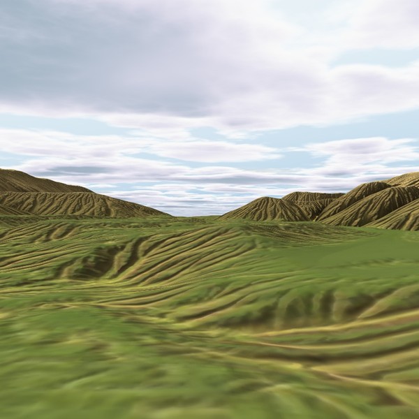 3d terrain model - Terrain_T6... by ERLHN