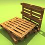 wooden pallet 3d model