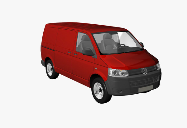 t5 van 3d 3ds - VW T5 Van 2011 by DreiDe