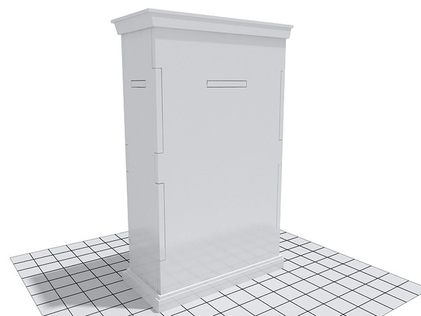 wardrobe moooi paper 3d model - Moooi Paper wardrobe... by 3DmakeWork