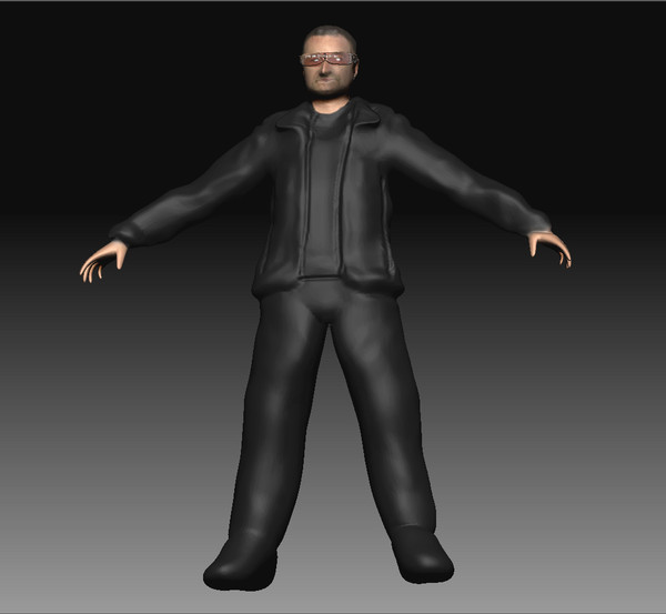 3d model of u2 bono - U2s Bono by Interu2x