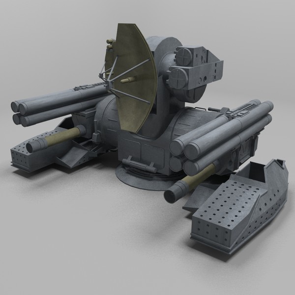 3d model russian 3m87 kortik - 3M87 Kortik by NURMS