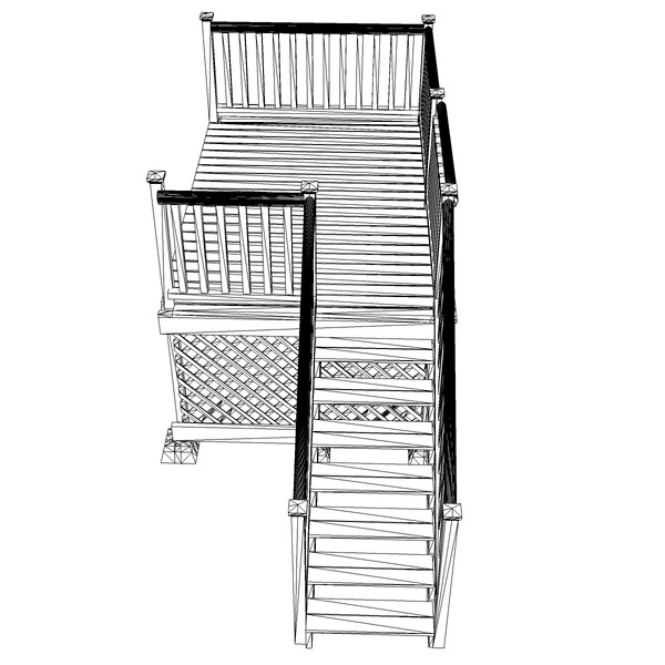 white deck 3d dxf - White Side Deck by chaosfractal