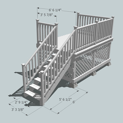 white deck 3d dxf - White Side Deck by chaosfractal