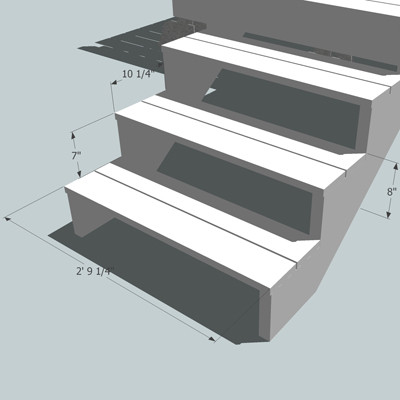 white deck 3d dxf - White Side Deck by chaosfractal