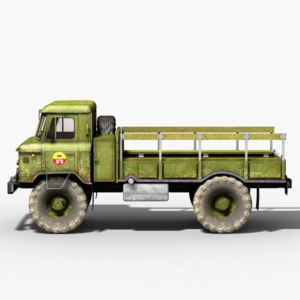 3d model russian gaz66 truck - GAZ 66 by Sandu_Bublic
