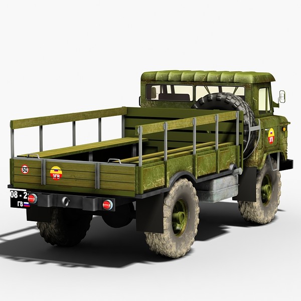 3d model russian gaz66 truck - GAZ 66 by Sandu_Bublic