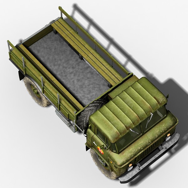 3d model russian gaz66 truck - GAZ 66 by Sandu_Bublic