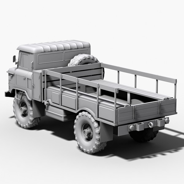 3d model russian gaz66 truck - GAZ 66 by Sandu_Bublic