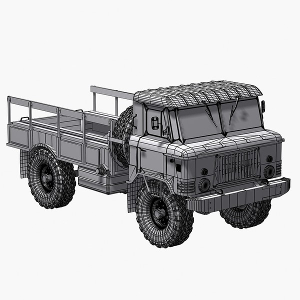 3d model russian gaz66 truck - GAZ 66 by Sandu_Bublic