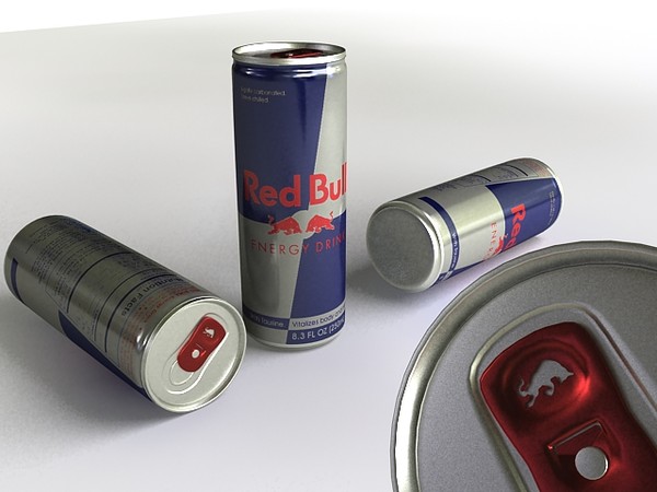3ds max redbull energy drink - Redbull Energy Drink by tsrmc