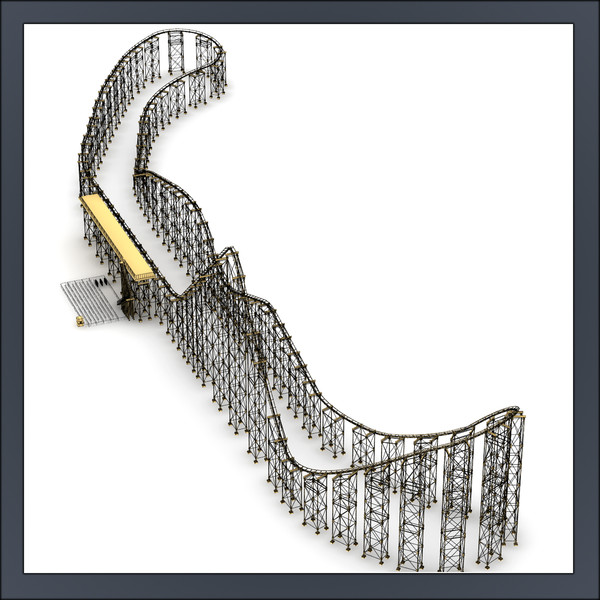 roller coaster track max - Roller Coaster Track by Tornado Studio