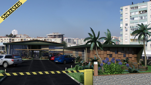 3d model exterior design modern building - Modern Office Building by solarseas