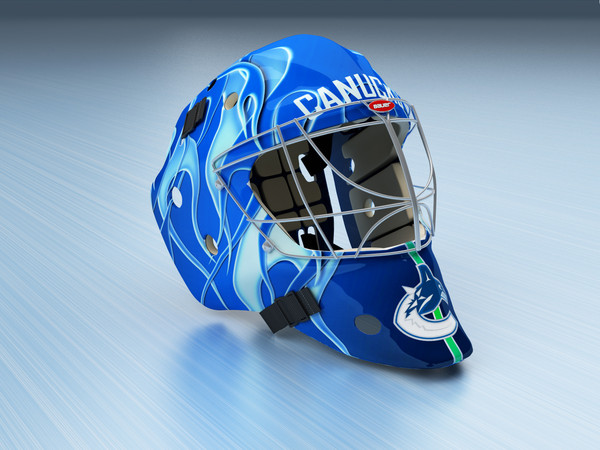 maya ice hockey goalie helmet - Goalie Ice Hockey Helmet... by gtalon