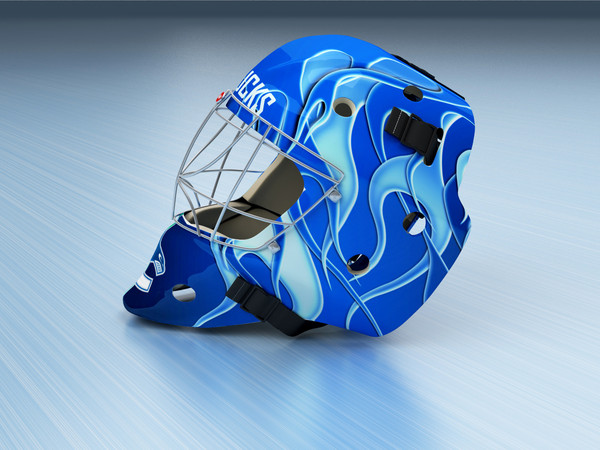 maya ice hockey goalie helmet - Goalie Ice Hockey Helmet... by gtalon