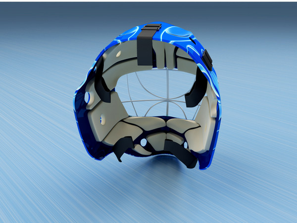 maya ice hockey goalie helmet - Goalie Ice Hockey Helmet... by gtalon