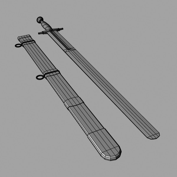 3d calendar sword - Calendar Sword -Executioner sword by mostlysquare