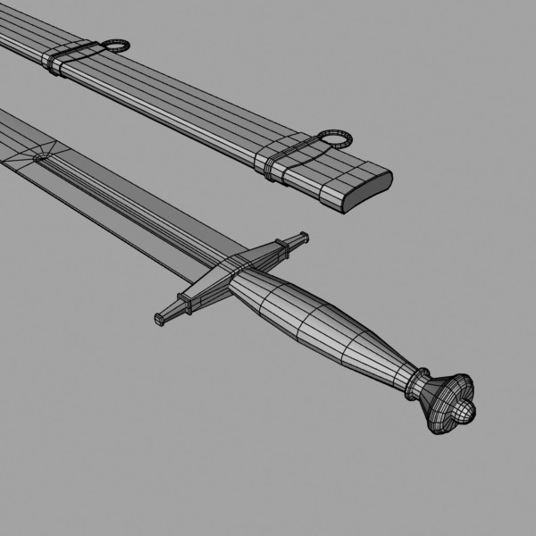 3d calendar sword - Calendar Sword -Executioner sword by mostlysquare