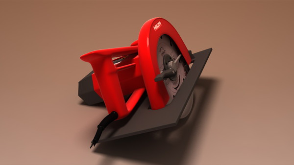 circular saw hilti wsc 3d model - Hilti WSC 167 Circular Saw by emkei