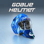 maya ice hockey goalie helmet