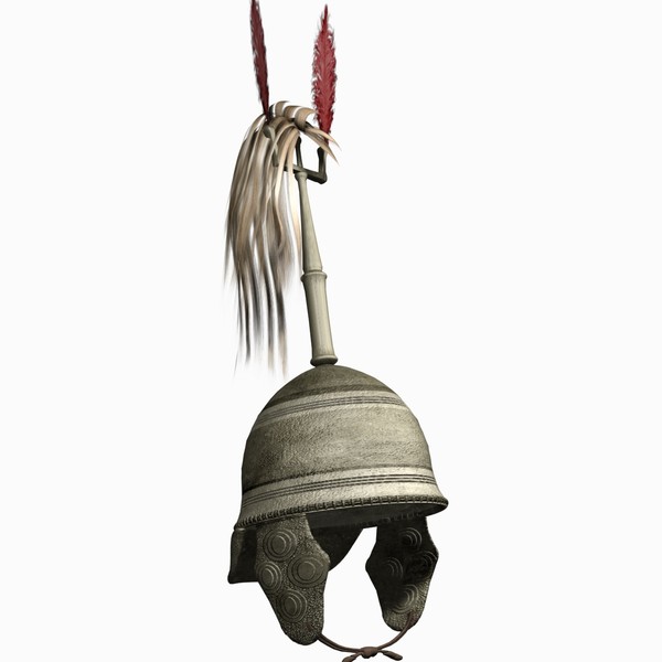 3d helmet celtic model - Celtic Helmet with Cimiero (3rd-1st Century B.C.) by Poliovale