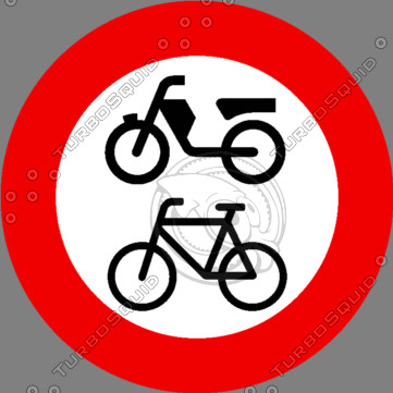 3d road signs model - bisimotor by harmanli