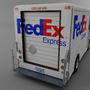courier delivery truck morgan 3d model