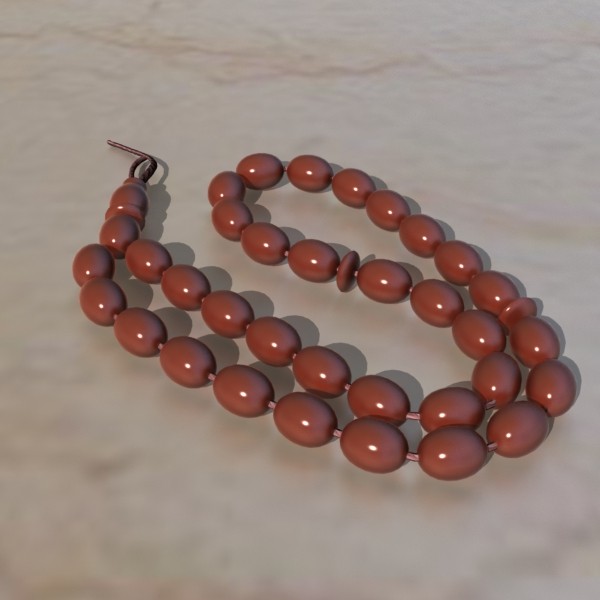 3d model muslim rosary - Muslim Rosary by mostlysquare