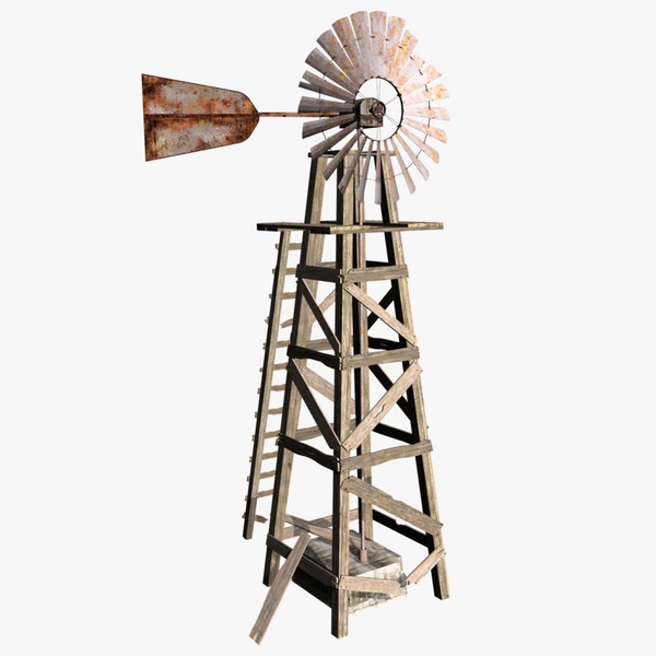 old farm windmill 3ds - The Old Farm Windmill... by chaosfractal