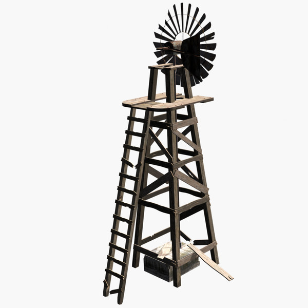 old farm windmill 3ds - The Old Farm Windmill... by chaosfractal