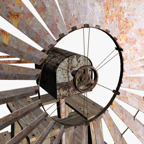 old farm windmill 3ds - The Old Farm Windmill... by chaosfractal