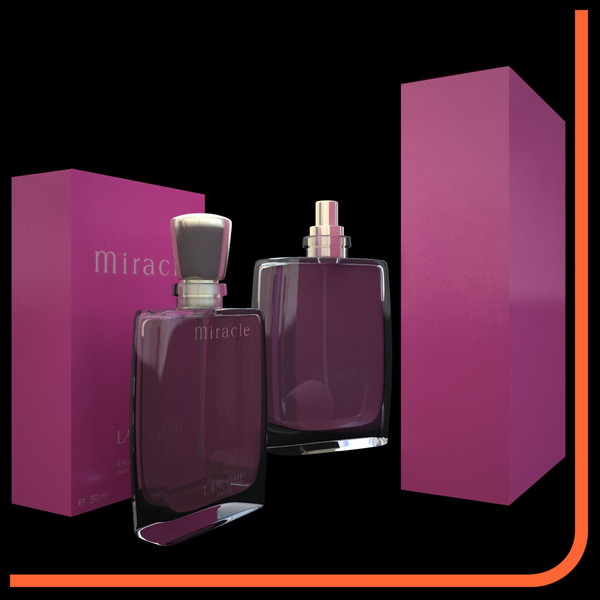 3ds max lancome miracle perfume - LANCOME - MIRACLE PERFUME by marco brunori