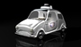 concept cartoon police car 3d obj