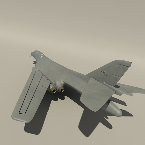 3d rockwell b-1 lancer bomber - Rockwell B-1 Lancer by 3d_addict