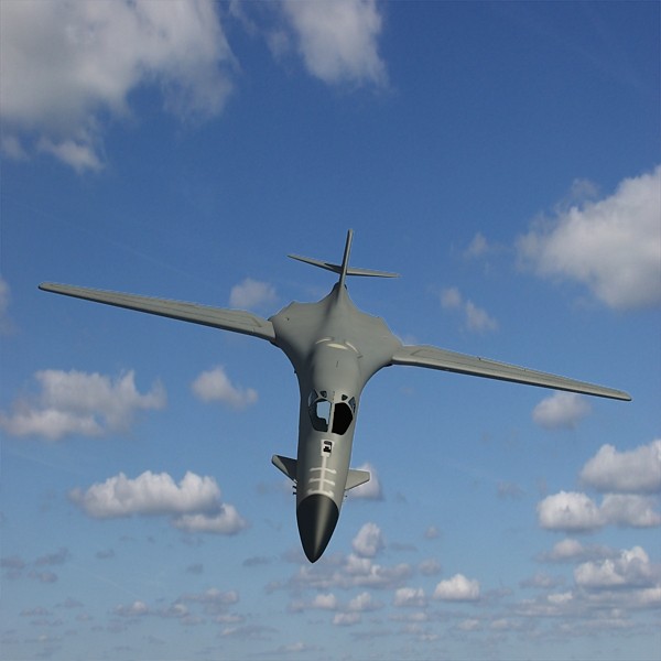 3d rockwell b-1 lancer bomber - Rockwell B-1 Lancer by 3d_addict
