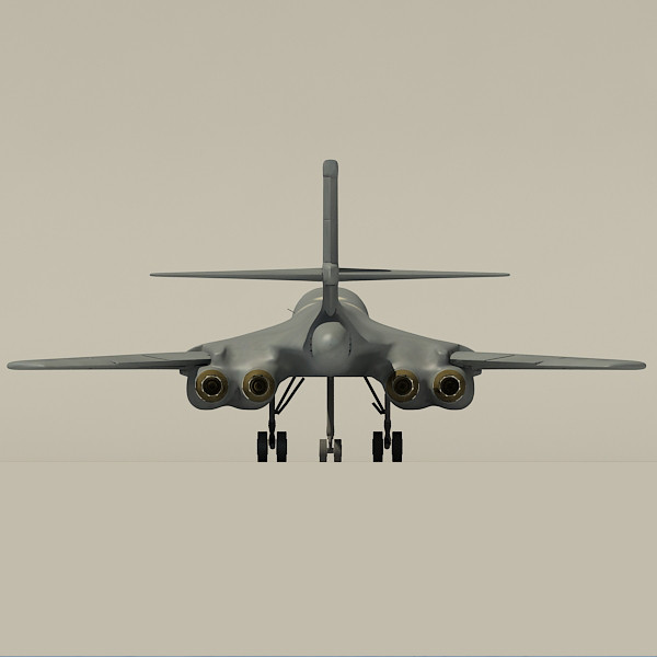 3d rockwell b-1 lancer bomber - Rockwell B-1 Lancer by 3d_addict