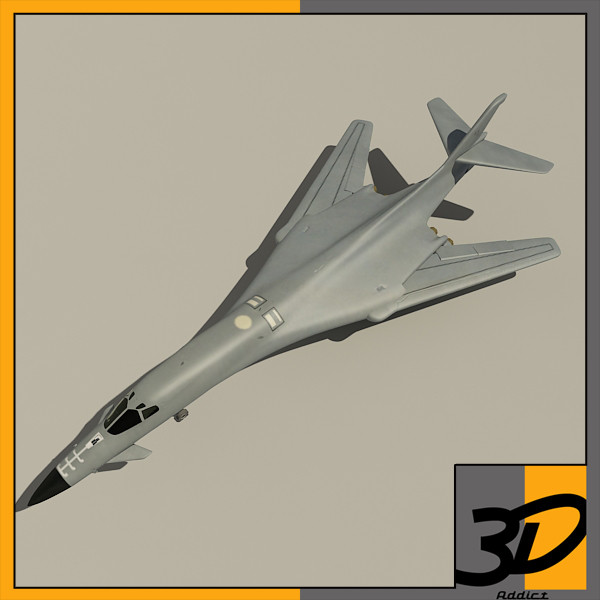 3d rockwell b-1 lancer bomber - Rockwell B-1 Lancer by 3d_addict