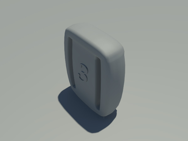 lead weight scuba 3d model - scuba weight by Animation Anchor Line
