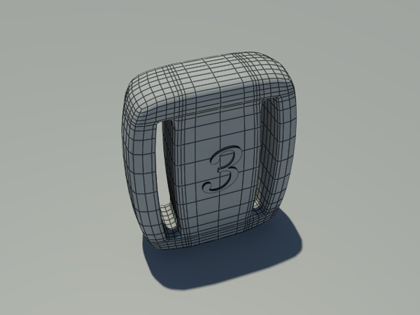 lead weight scuba 3d model - scuba weight by Animation Anchor Line