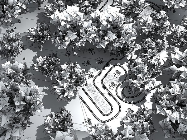 3d model park plants benches - Park by fabelar
