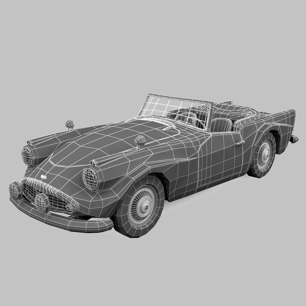 3d model realistic daimler sp250 dart - Daimler SP250 Dart by 3d_molier