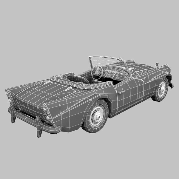 3d model realistic daimler sp250 dart - Daimler SP250 Dart by 3d_molier
