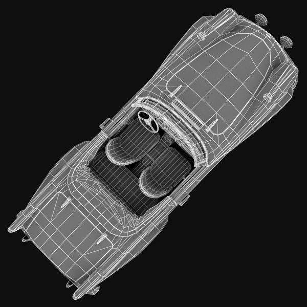 3d model realistic daimler sp250 dart - Daimler SP250 Dart by 3d_molier