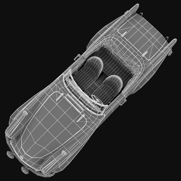 3d model realistic daimler sp250 dart - Daimler SP250 Dart by 3d_molier