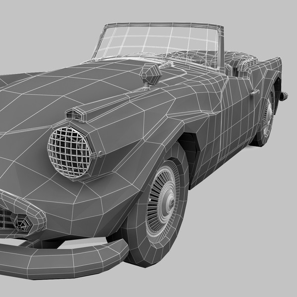 3d model realistic daimler sp250 dart - Daimler SP250 Dart by 3d_molier