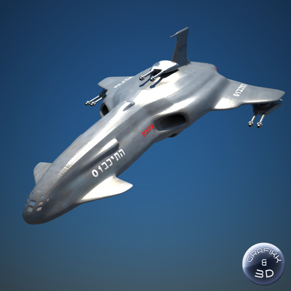 space craft 3d model - Space Craft (Warship)... by PolyTron