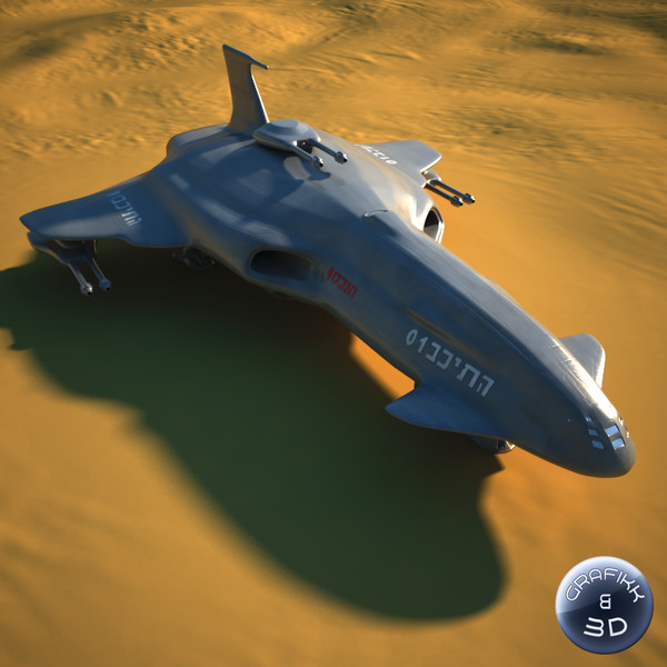 space craft 3d model - Space Craft (Warship)... by PolyTron