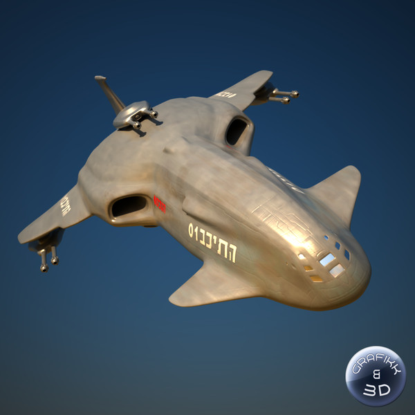 space craft 3d model - Space Craft (Warship)... by PolyTron