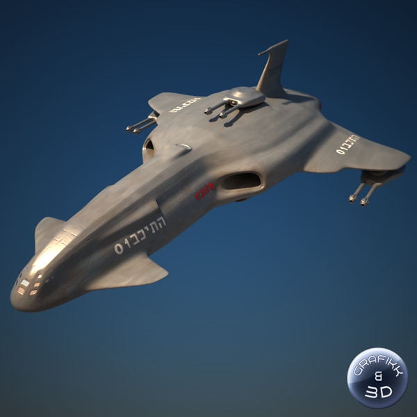 space craft 3d model - Space Craft (Warship)... by PolyTron