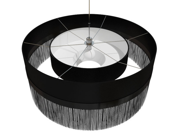 3ds max moooi fringe2 fringe lamps - Moooi Fringe2 ceiling lamp by 3DmakeWork